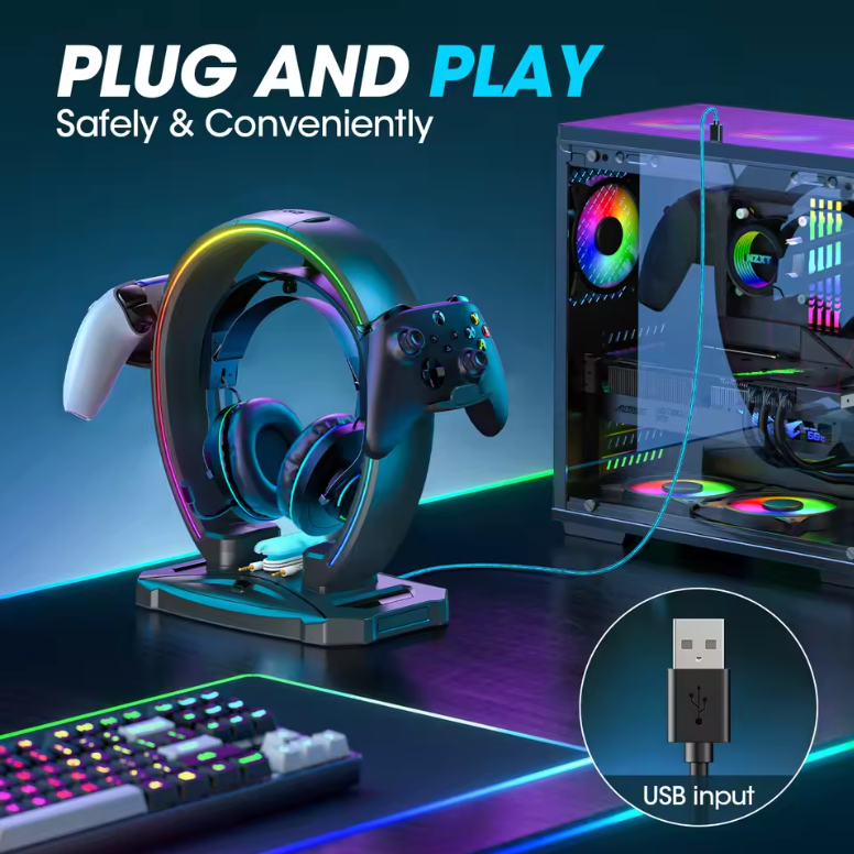 Foldable Headphone &amp; Controller Stand