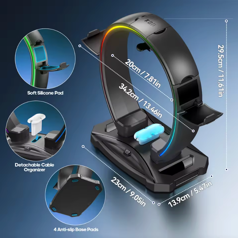 Foldable Headphone &amp; Controller Stand