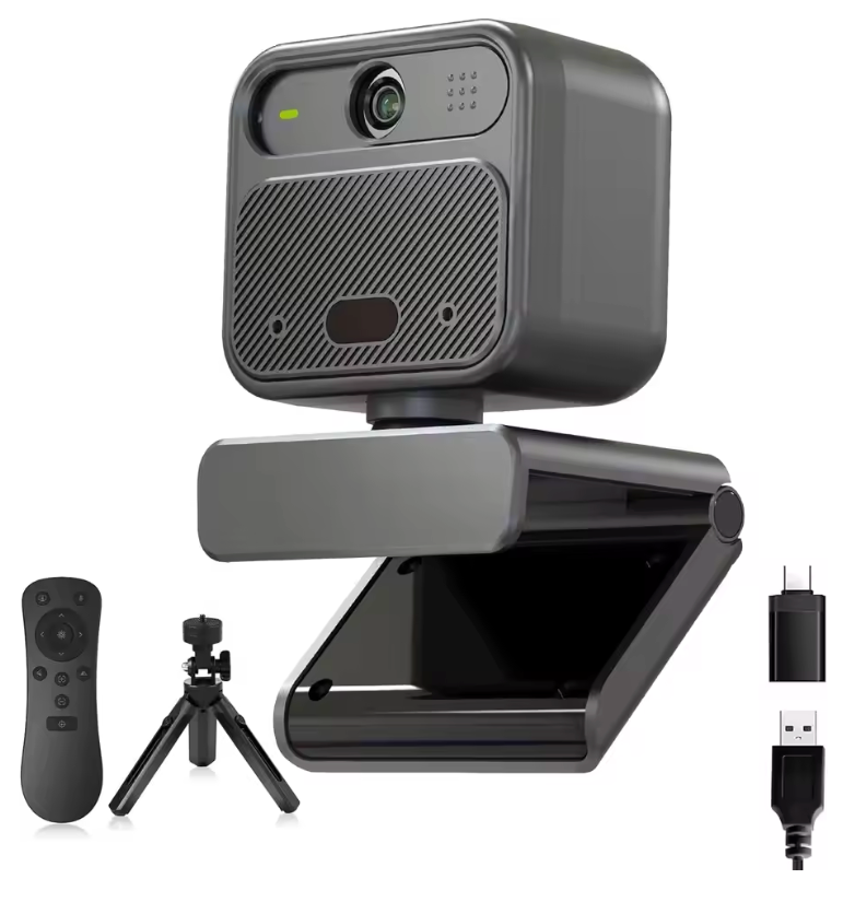 4K Webcam with Dual Microphones