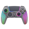 Wireless Controller for PS5 with RGB Lighting Compatible with PS5 Controller/Windows PC /Android/iOS (Gray)