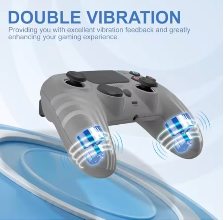 Wireless Controller for PS5 with RGB Lighting Compatible with PS5 Controller/Windows PC /Android/iOS (White)