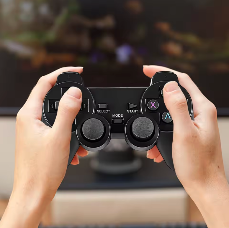 2.4G Game Controller with Receiver Wireless Controller Battery Operated Wireless Game Joystick Gamepad Compatible with M8/ D90