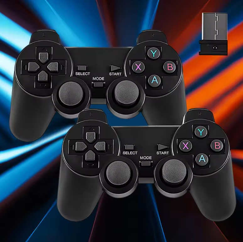 2.4G Game Controller with Receiver Wireless Controller Battery Operated Wireless Game Joystick Gamepad Compatible with M8/ D90