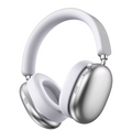 Hot Wireless Bluetooth Headphones Noise Cancelling Earphones Mic Over Ear Sports Gaming Headset For Apple (Silver)